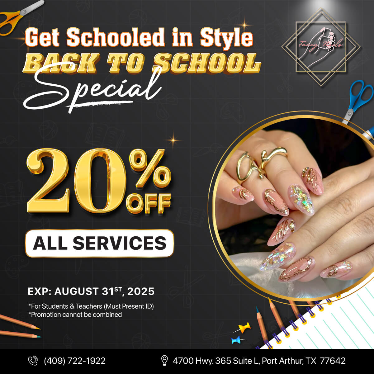 📚✨ 𝗕𝗔𝗖𝗞 𝗧𝗢 𝗦𝗖𝗛𝗢𝗢𝗟 𝗦𝗣𝗘𝗖𝗜𝗔𝗟 – 𝗙𝗔𝗡𝗖𝗬 𝗡𝗔𝗜𝗟𝗦 ✨📚